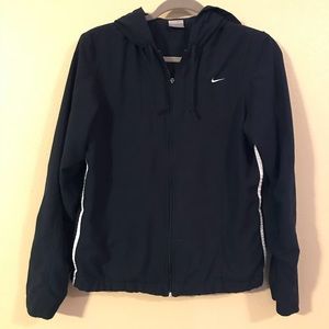 Nike Dri Fit Zip Up Hooded Jacket Size 